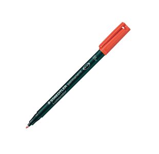 Staedtler Lumo Perm Fn Pens Red Pk10