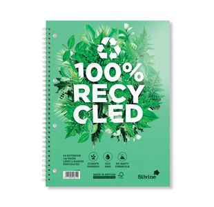 Silvine Prem Recycld A4 Wbnd Nbk Pk5