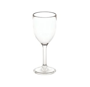 Wine Glass 265Ml Polycarb Clear Pk6