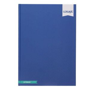 Concept Blue A4 160Pg Hardback Notebook