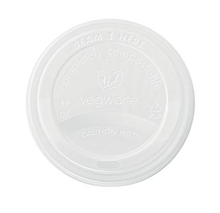 Vegware Hot Cup Lid 12Oz Pk1000