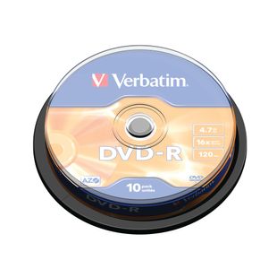 Verbatim Dvd-R 16X Branded Silver