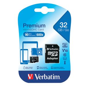 Verbatim Microsdhc Card Cl/10 32Gb