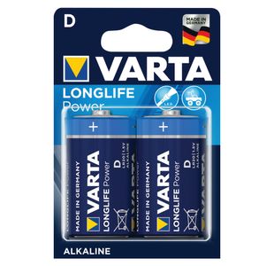 Varta High Energy Size D Battery Pk2