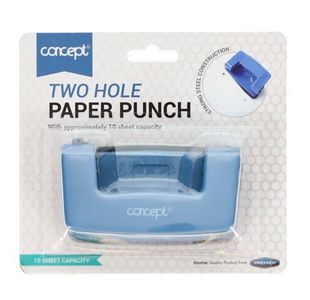 Concept Twin Hole Metal Paper Punch