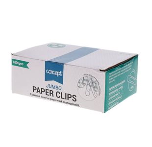 Concept Pkt.1000 Jumbo Paper Clips Size