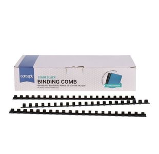 Concept Box 100 10Mm A4 Black Binding Co