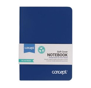 Concept A6 192Pg Soft Cover Notebook