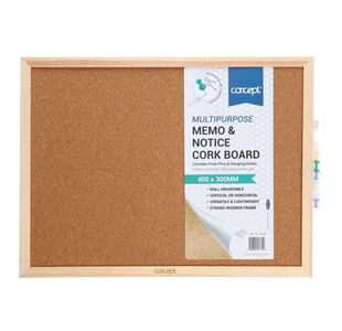 Concept Memo & Noticecork Board 40X30Cm