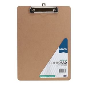 Concept 9"X12.5" Wooden Clipboard