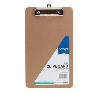 Concept 6.5"X11" Wooden Clipboard