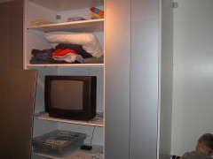 TV in de slaapkamer :)