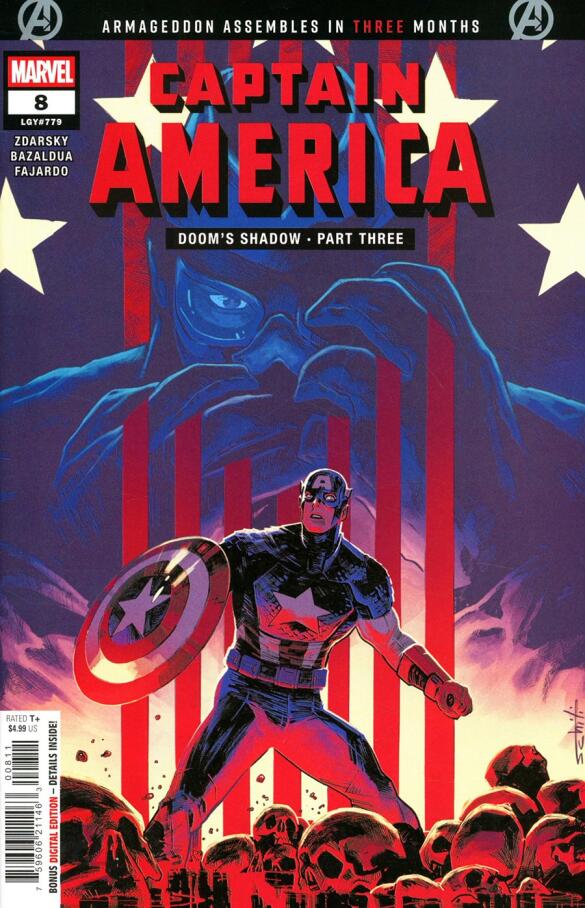 Captain America #8 - Valerio Schiti - Regular - CovrPrice.com