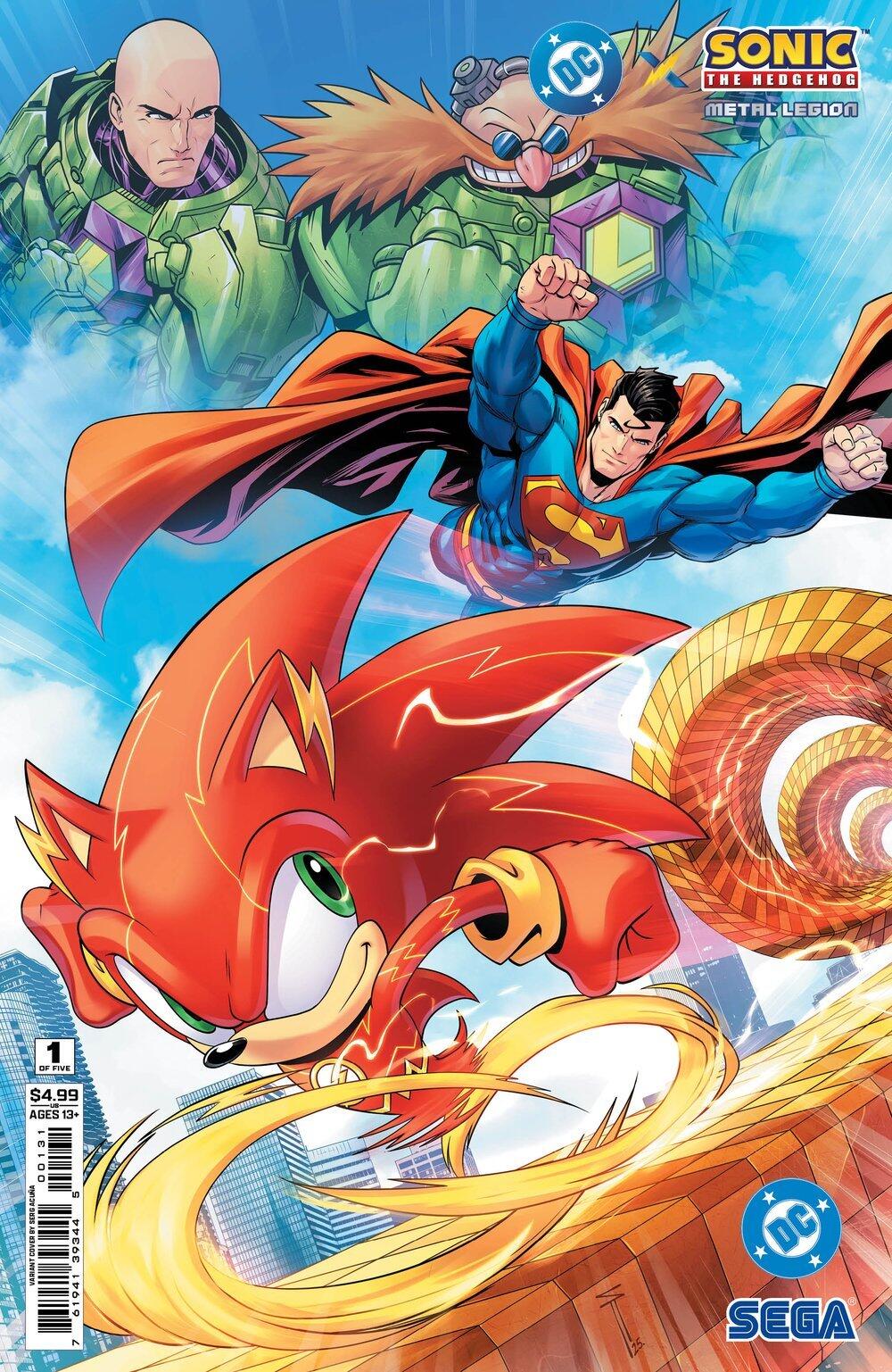 DC X Sonic The Hedgehog: Metal Legion #1 (of 5) Cover D : Details