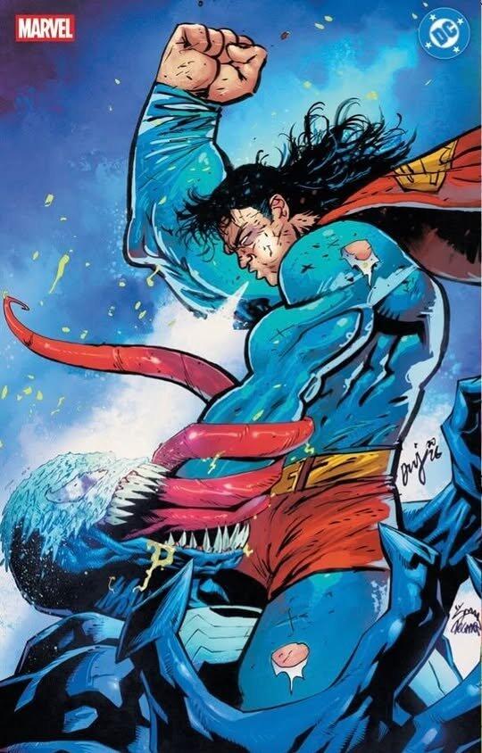 Marvel/Dc: Spider-Man/Superman #1 Sanford Greene - Felix Comic Art