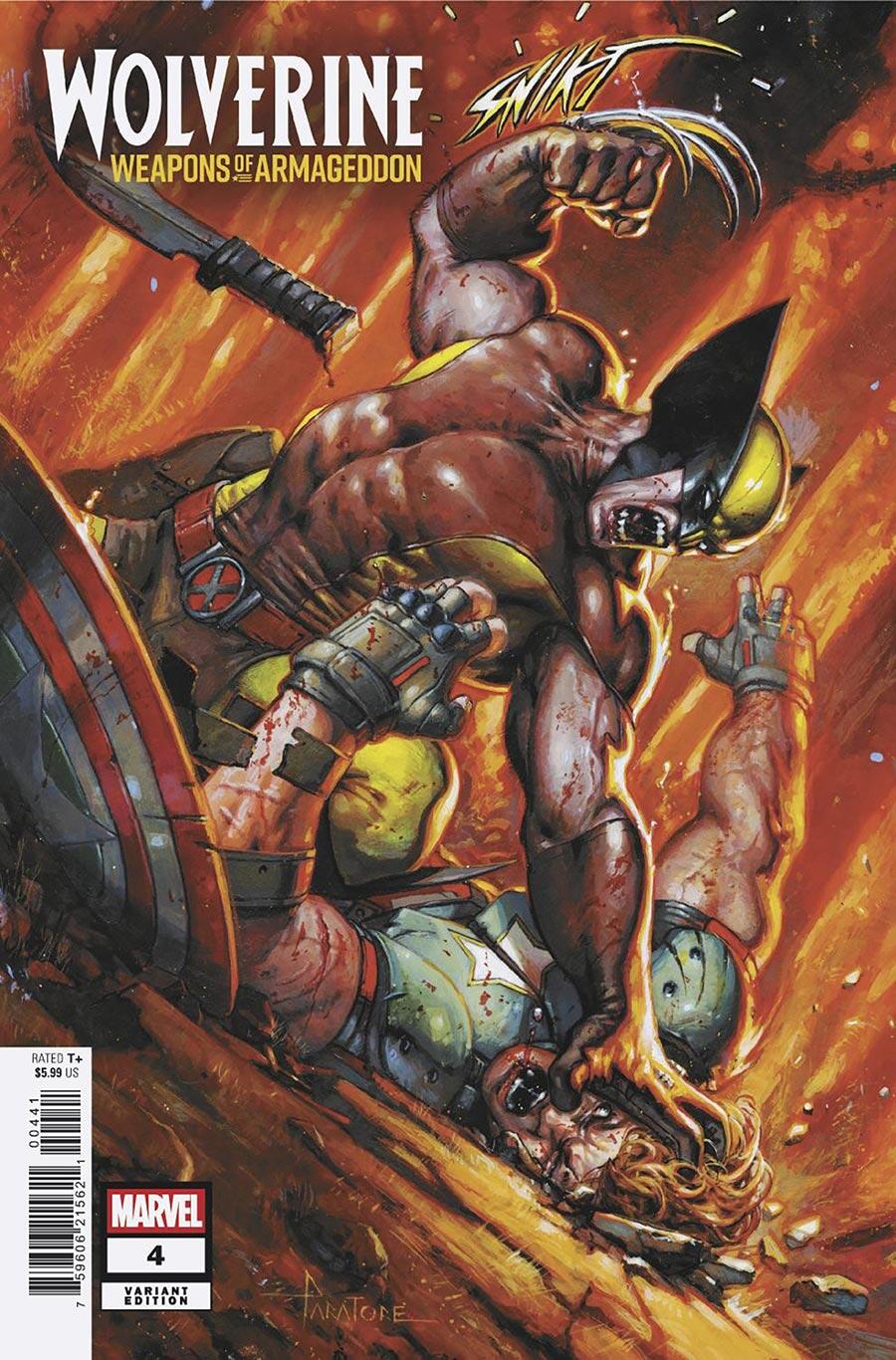 Wolverine: Weapons Of Armageddon #4 Davide Paratore : Details